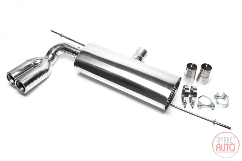 Silencioso trasero deportivo de acero inoxidable Audi · VW