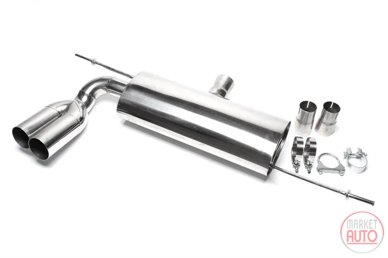 Silencioso trasero deportivo de acero inoxidable Audi · VW