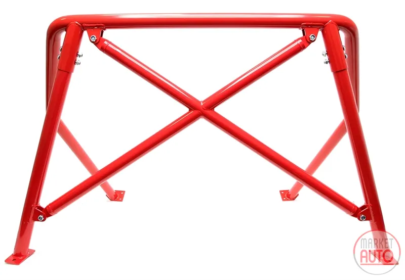 Barra de rodadura roja VW