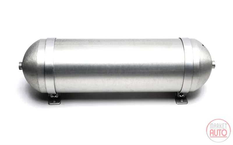 Depósito de aire sin soldadura 11 litros / tanque de aire de aluminio cepillado