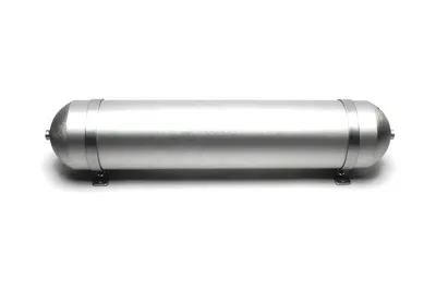 Tanque de aire sin soldadura 19 litros / tanque de aire de aluminio cepillado