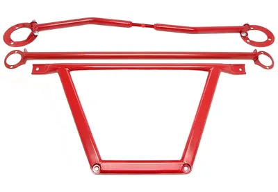 Kit de punta de cúpula de acero rojo BMW